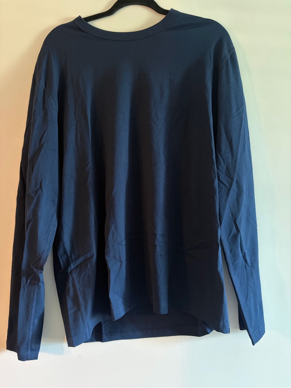 Long-Sleeve Premium Cotton Tee in a brand size 4 (equivalent to Men’s L/XL)
